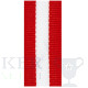 Lint 10 mm Rood-Wit-Rood