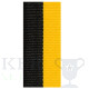 Lint 10 mm Zwart-Geel